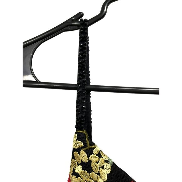 Mac Duggal Green Floral Sundress Sleeveless Maxi - Picture 6 of 12